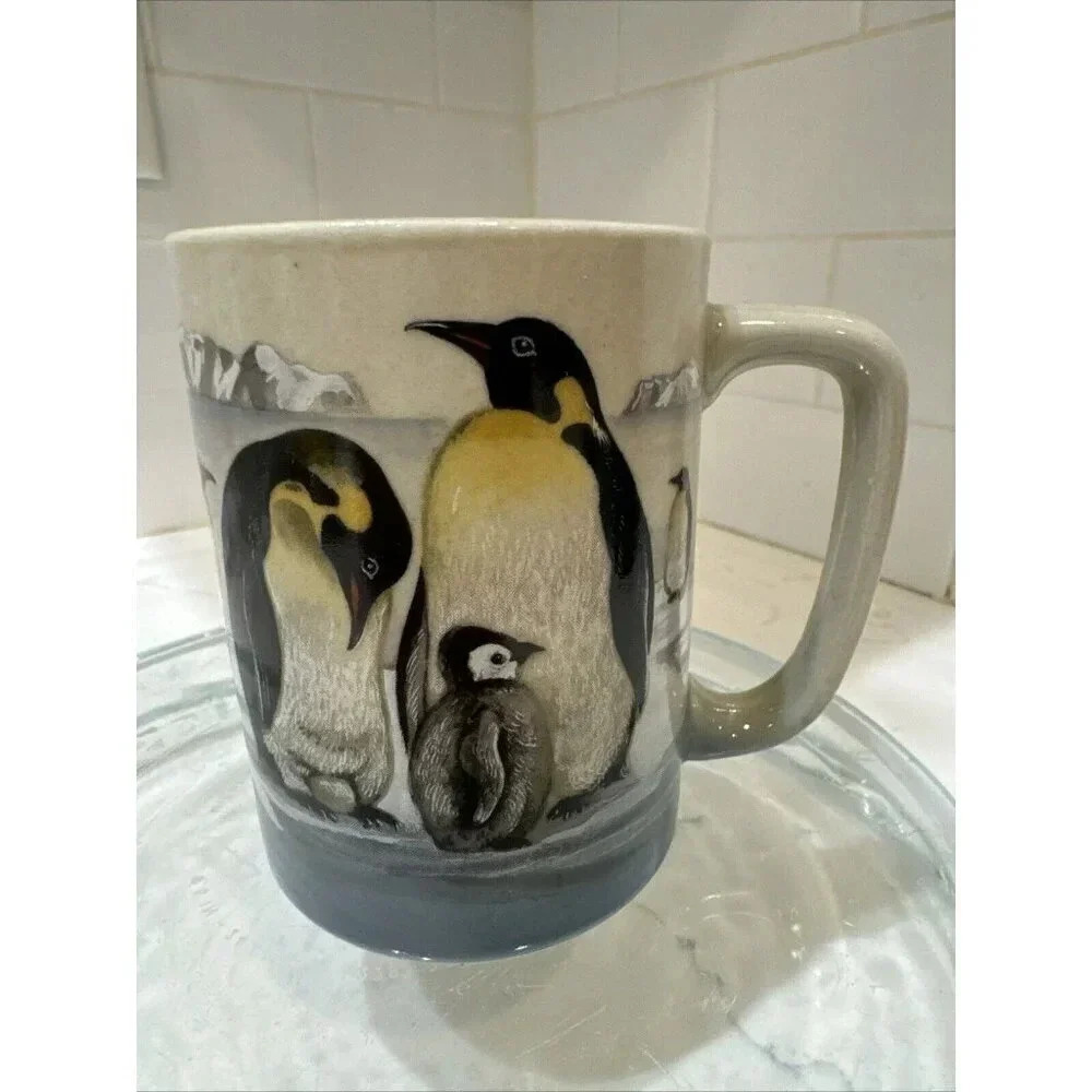 Otagiri Antarctic Emperor Penguin Mug Coffee Cup Japan Ceramic - Picture 1 of 11